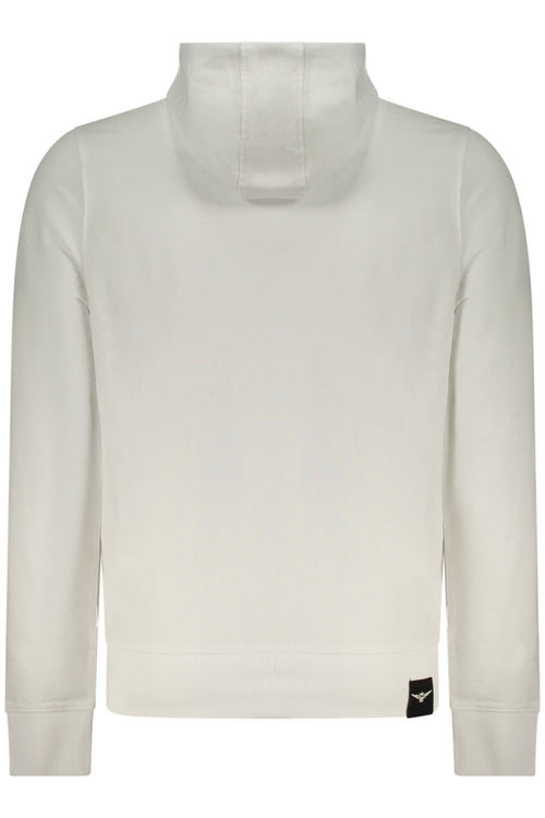 ACCADEMIA MILITARE Military Academy Men's White Zip-up Sweatshirt S6S668-5731