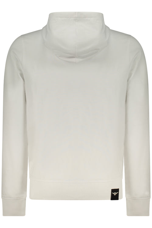ACCADEMIA MILITARE Military Academy Men's White Zip-up Sweatshirt S6S667-5731