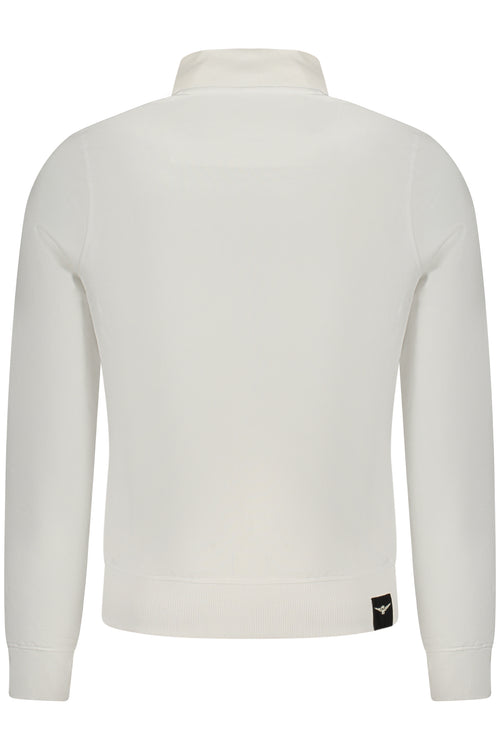 ACCADEMIA MILITARE Military Academy Men's White Zip-up Sweatshirt S6S664-5731