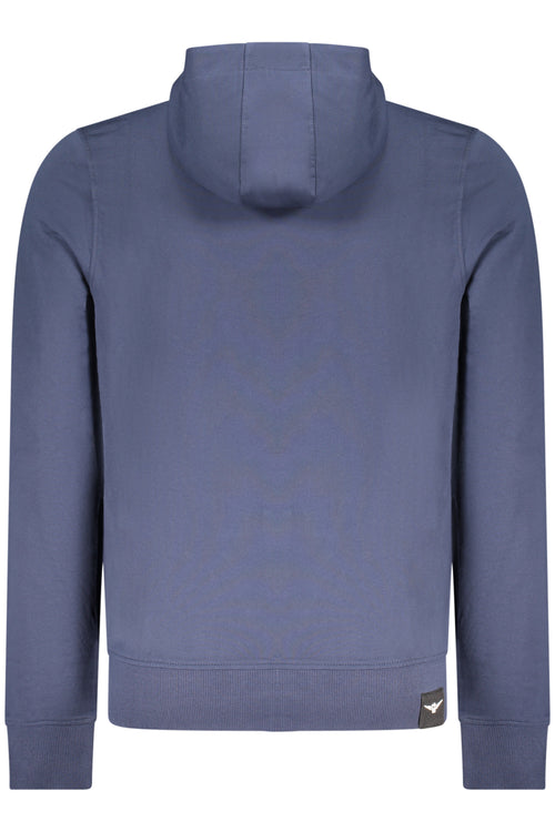 ACCADEMIA MILITARE Military Academy Men's Blue Zip-up Sweatshirt S6S668-5731