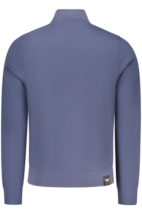 ACCADEMIA MILITARE Military Academy Men's Blue Zip-up Sweatshirt S6S663-5731