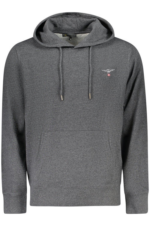 ACCADEMIA MILITARE Military Academy Men's Gray Zip-up Sweatshirt W5S6447014