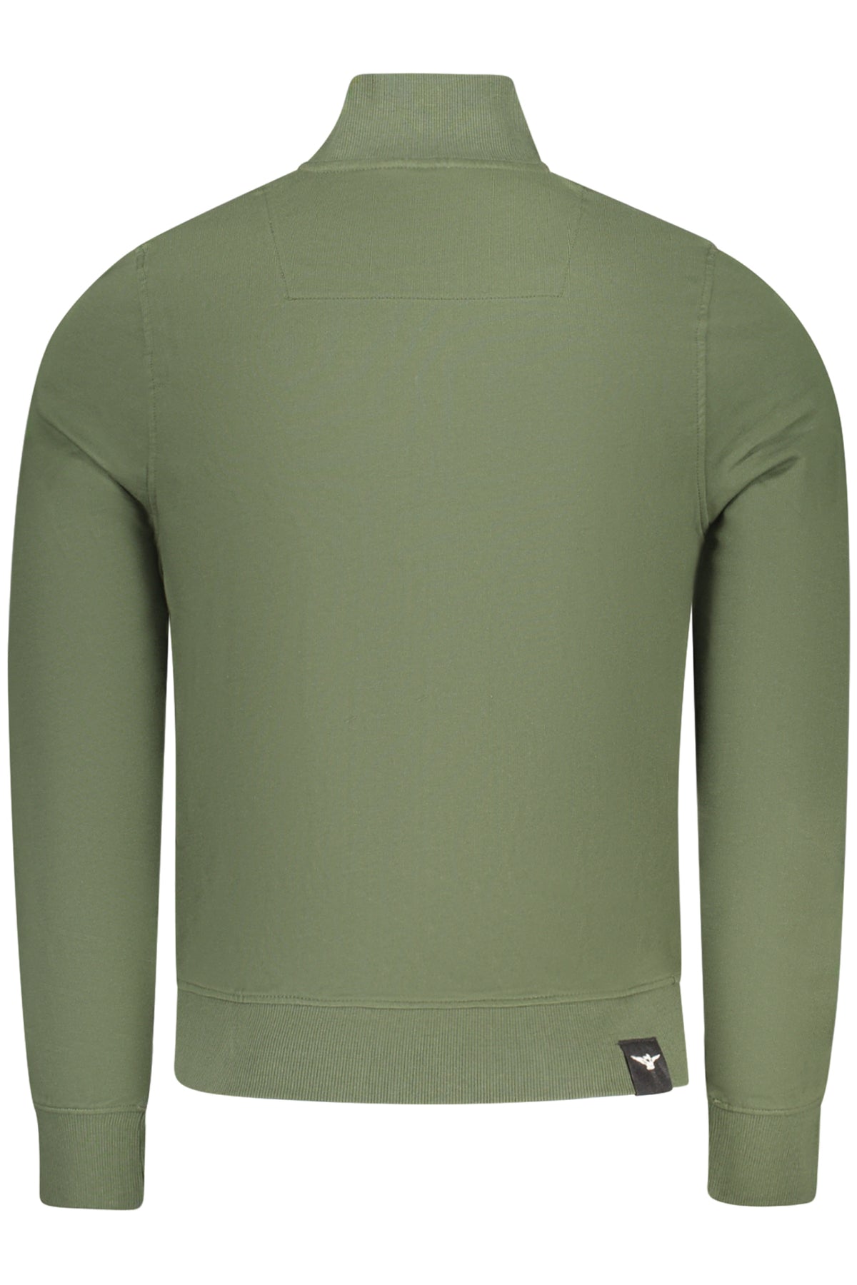 ACCADEMIA MILITARE Military Academy Men's Green Zip-up Sweatshirt S6S665-5731