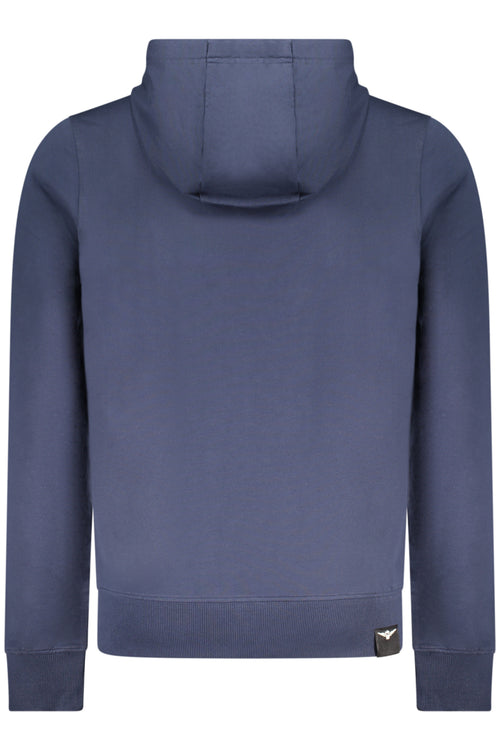 ACCADEMIA MILITARE Military Academy Men's Blue Zip-up Sweatshirt S6S669-5731