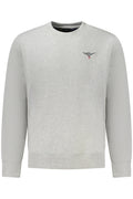 MILITARY ACADEMY MEN'S ZIP-UP SWEATSHIRT GREY