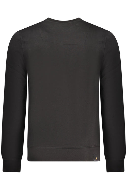 ACCADEMIA MILITARE Military Academy Men's Black Zip-up Sweatshirt W5S616-7014