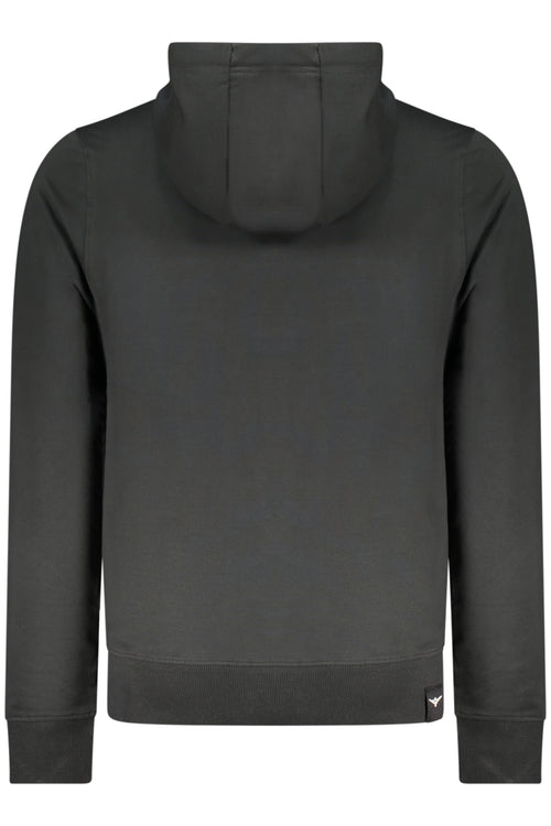ACCADEMIA MILITARE Military Academy Men's Black Zip-up Sweatshirt S6S669-5731