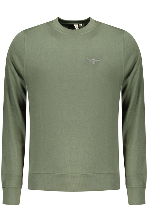 ACCADEMIA MILITARE Military Academy Men's Zip-up Sweatshirt Green W5S616-7014