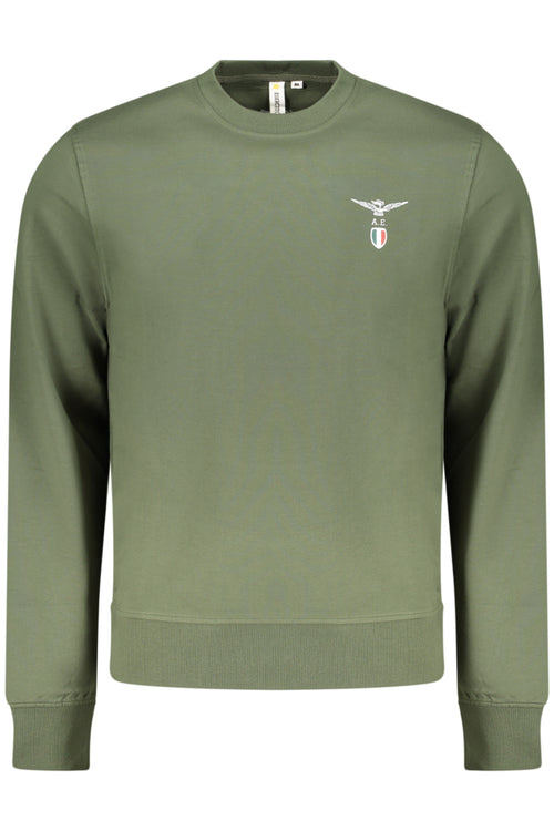 ACCADEMIA MILITARE Military Academy Men's Zip-up Sweatshirt Green S6S666-5731