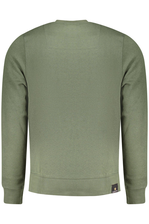 ACCADEMIA MILITARE Military Academy Men's Zip-up Sweatshirt Green W5S616-7014