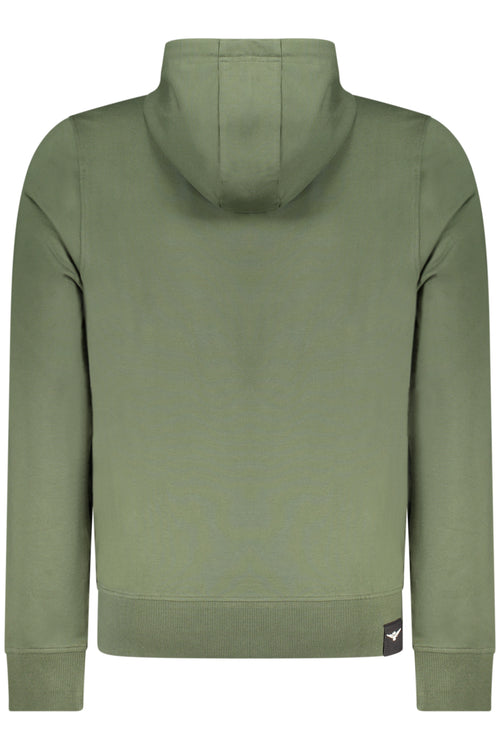 ACCADEMIA MILITARE Military Academy Men's Zip-up Sweatshirt Green S6S669-5731