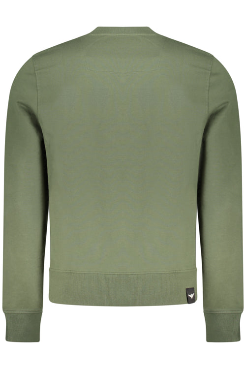ACCADEMIA MILITARE Military Academy Men's Zip-up Sweatshirt Green S6S666-5731