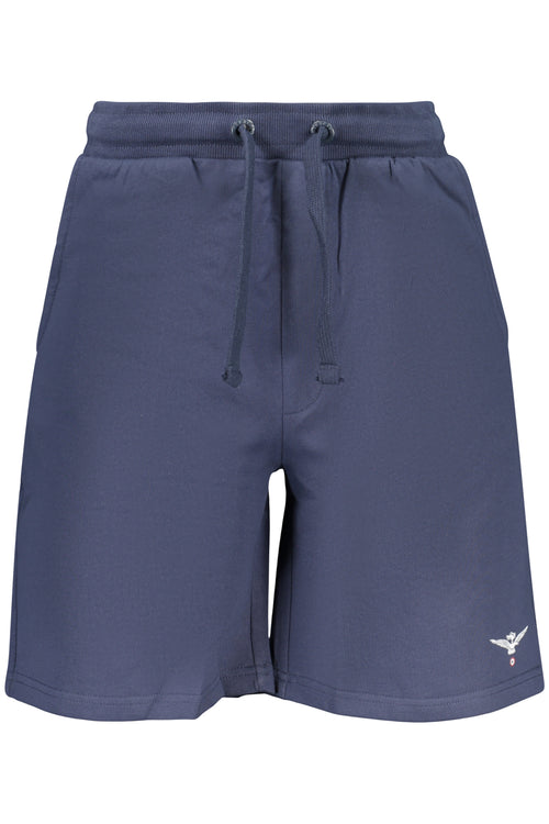 ACCADEMIA MILITARE Military Academy Men's Blue Short Tracksuit Trousers S6S671-5731