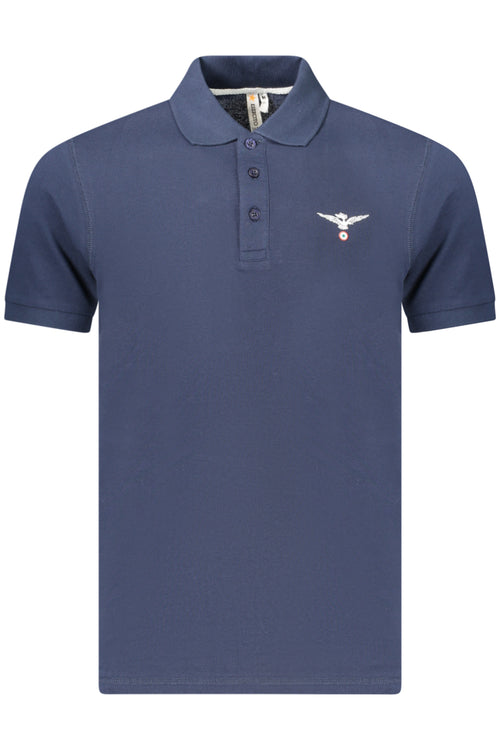 ACCADEMIA MILITARE Military Academy Men's Short-sleeved Polo Shirt Blue S6S6725584
