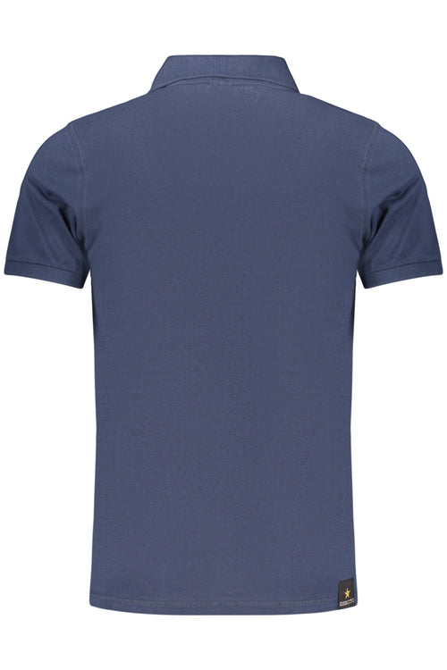 ACCADEMIA MILITARE Military Academy Men's Short-sleeved Polo Shirt Blue S6S6735584