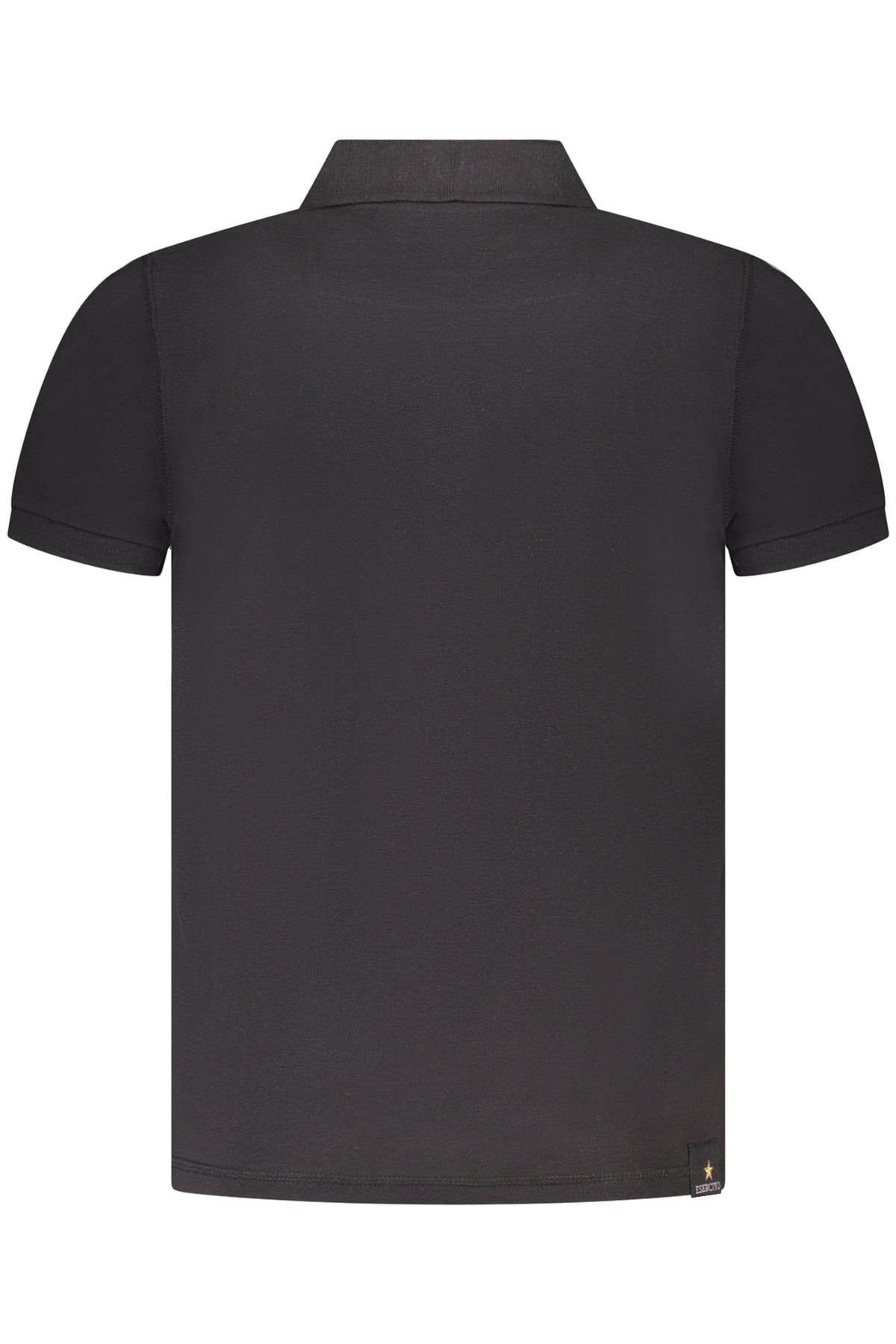 ACCADEMIA MILITARE Military Academy Black Men's Short Sleeve Polo S5S633-5584