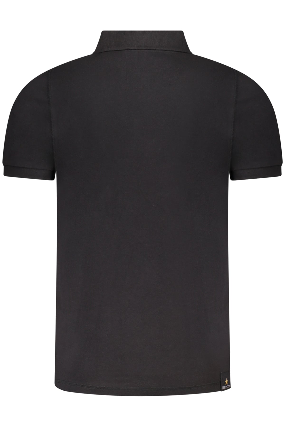 ACCADEMIA MILITARE Military Academy Black Men's Short Sleeve Polo S5S629-5584