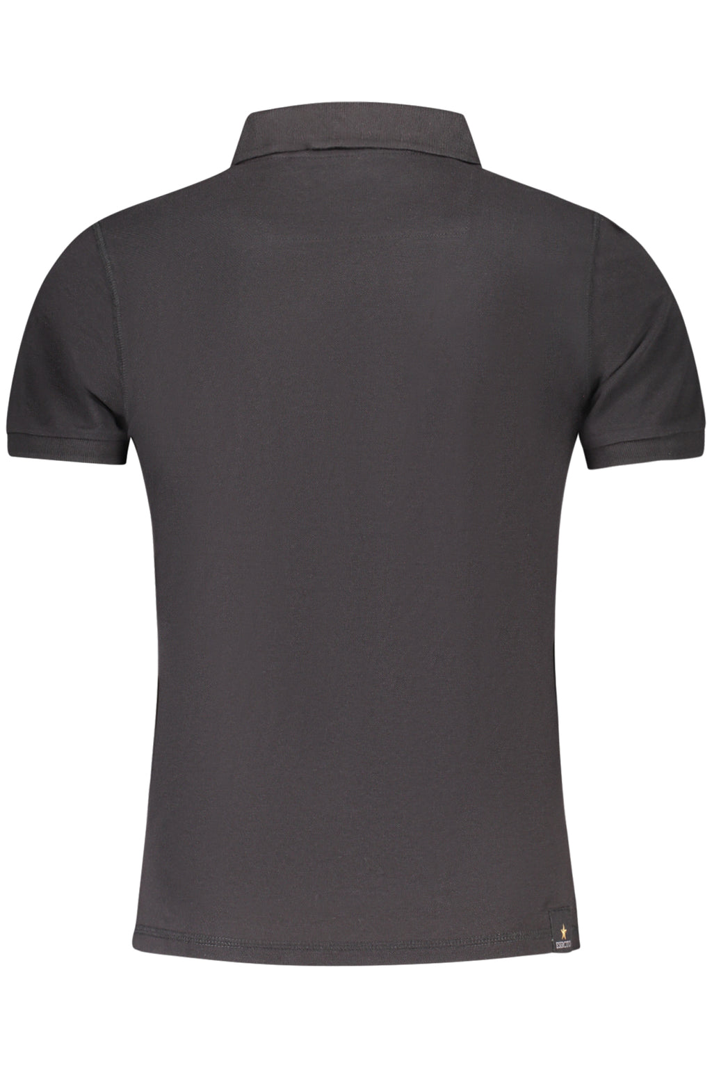 ACCADEMIA MILITARE Military Academy Black Men's Short Sleeve Polo S5S632-5584