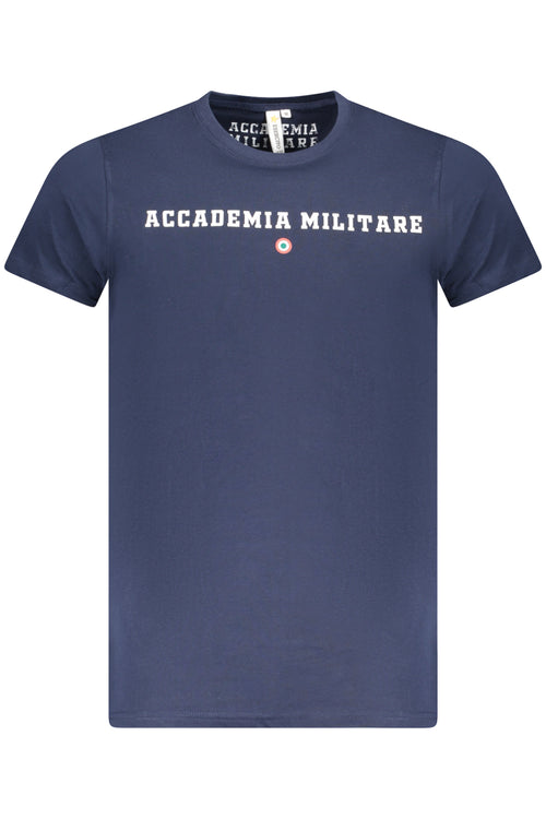 ACCADEMIA MILITARE Military Academy Men's Short Sleeve T-shirt Blue S5S641-5586