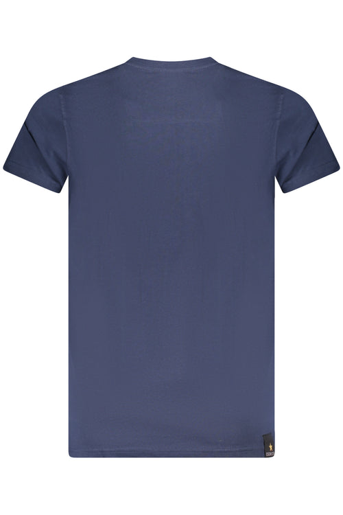 ACCADEMIA MILITARE Military Academy Men's Short Sleeve T-shirt Blue S5S641-5586