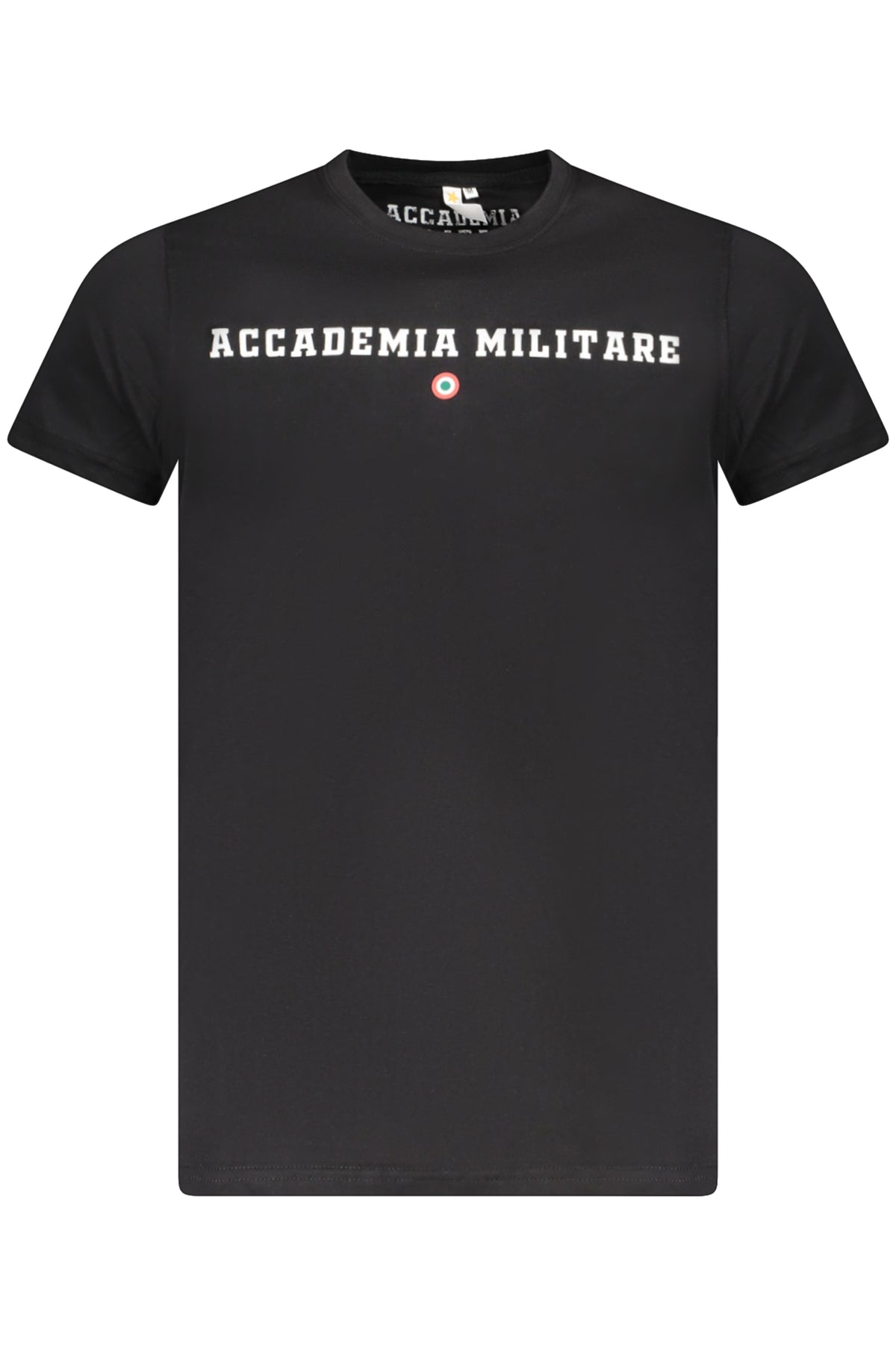 ACCADEMIA MILITARE Military Academy Black Men's Short Sleeve T-shirt S5S641-5586