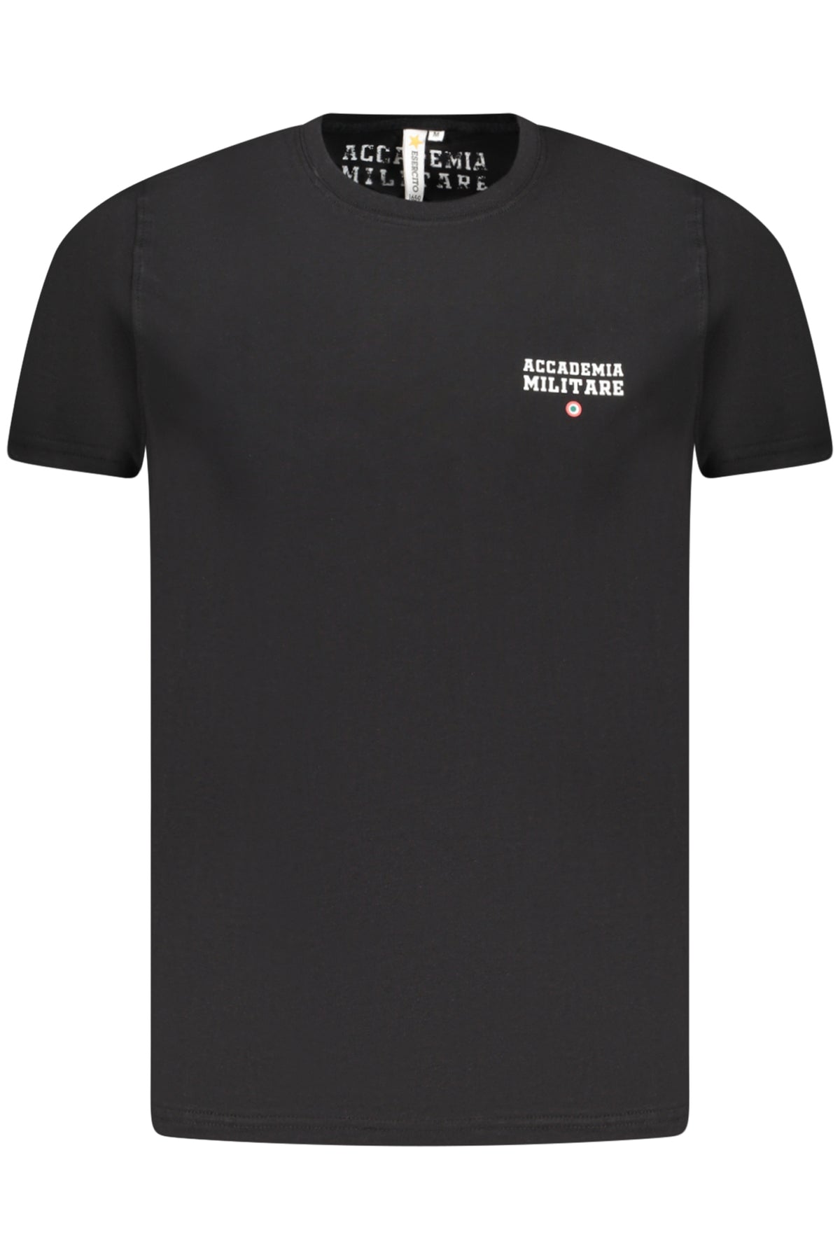 ACCADEMIA MILITARE Military Academy Black Men's Short Sleeve T-shirt S5S638-5586