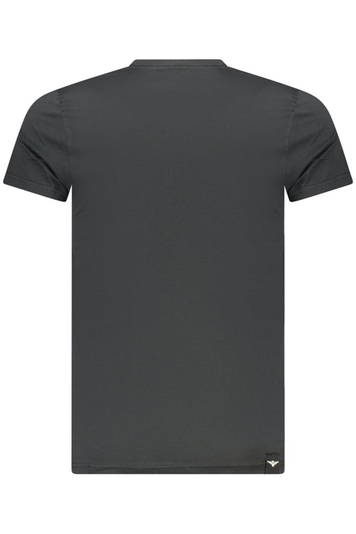 ACCADEMIA MILITARE Military Academy Men's Black Short-sleeve T-shirt S6S6825586