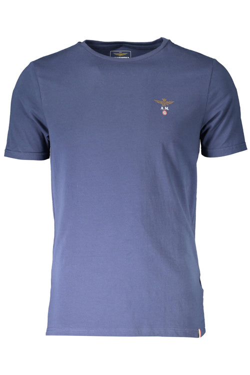 AERONAUTICA MILITARE Men's Blue Outdoor T-shirt SCOTI001J508