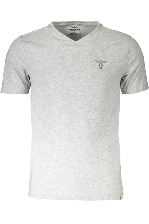 AERONAUTICA MILITARE Men's Outdoor T-shirt Gray SCOTI002J508
