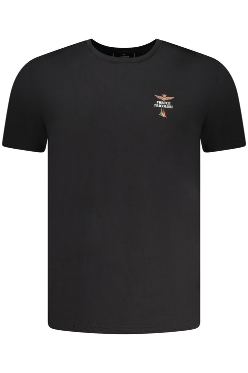 AERONAUTICA MILITARE Men's Black Outfit T-shirt SCOTI005J508