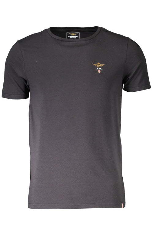 AERONAUTICA MILITARE Black Men's Outerwear T-shirt SCOTI001J508