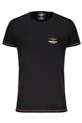 AERONAUTICA MILITARE BLACK MEN'S OUTDOOR T-SHIRT