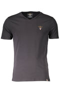 AERONAUTICA MILITARE BLACK MEN'S OUTERWEAR T-SHIRT