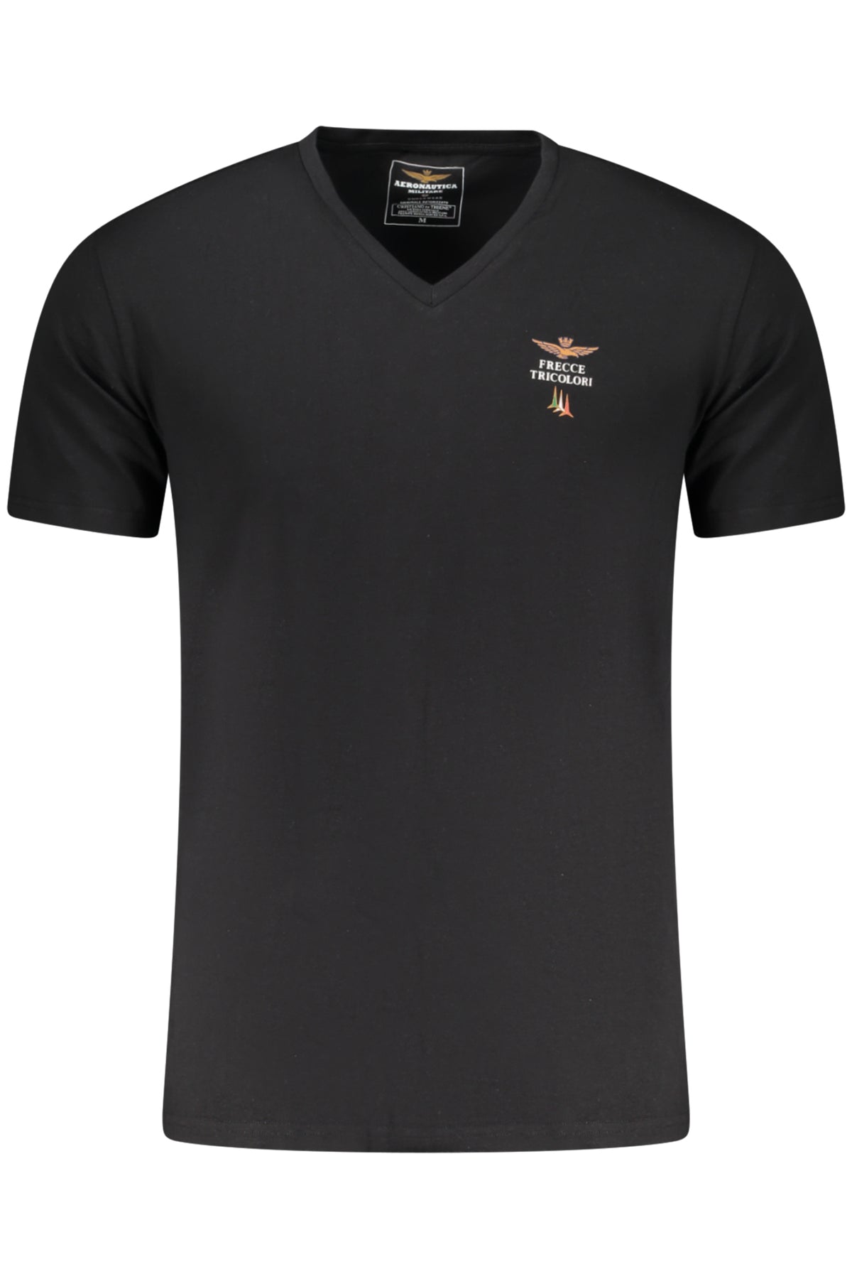 AERONAUTICA MILITARE Men's Black Outfit T-shirt SCOTI006J508