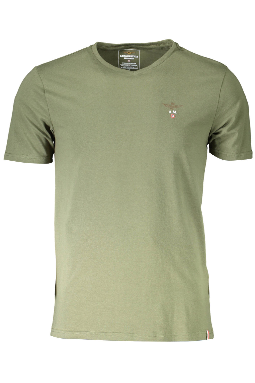 AERONAUTICA MILITARE GREEN MEN'S OUTDOOR T-SHIRT