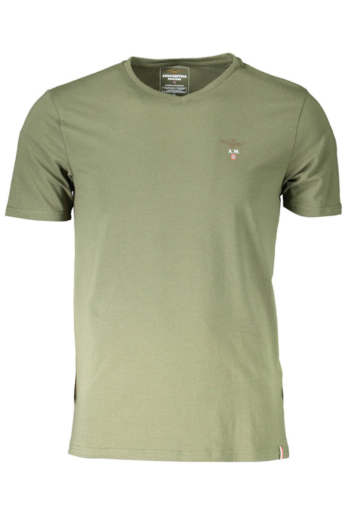 AERONAUTICA MILITARE Green Men's Outdoor T-shirt SCOTI002J508