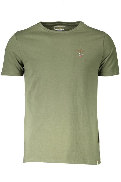 AERONAUTICA MILITARE Green Men's Outdoor T-shirt SCOTI001J508