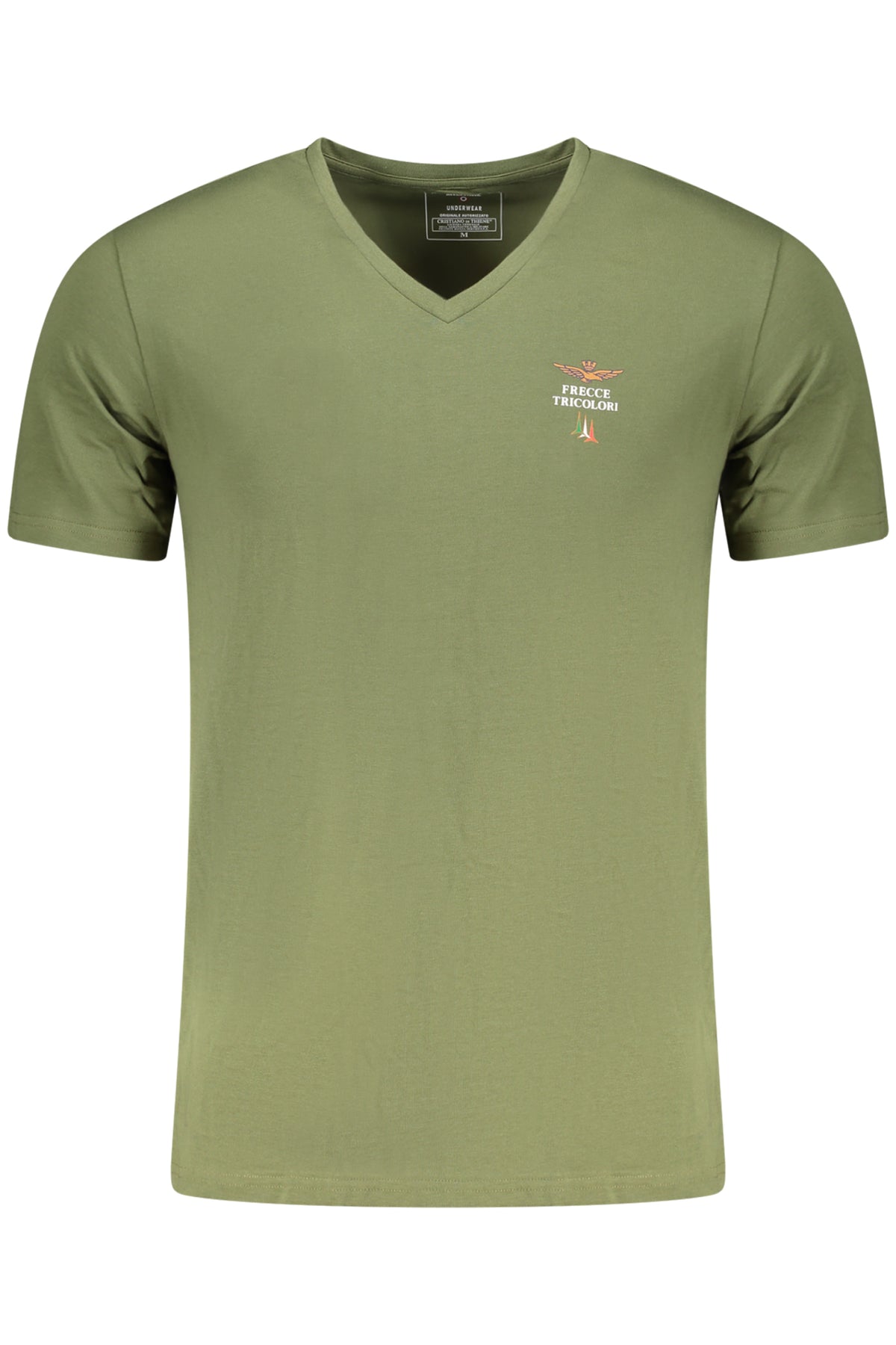 AERONAUTICA MILITARE MEN'S GREEN OUTDOOR T-SHIRT