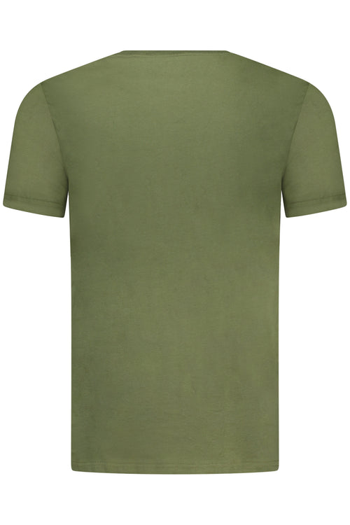 AERONAUTICA MILITARE Men's Green Outdoor T-shirt SCOTI005J508