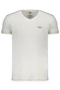 AERONAUTICA MILITARE MEN'S WHITE SHORT SLEEVE T-SHIRT