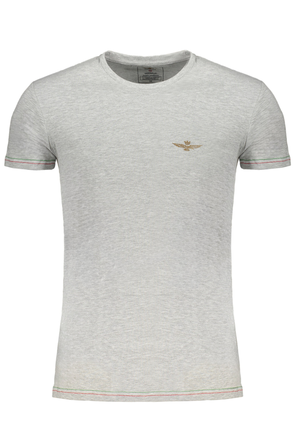 ERONAUTICA MILITARE MEN'S GRAY SHORT SLEEVE T-SHIRT