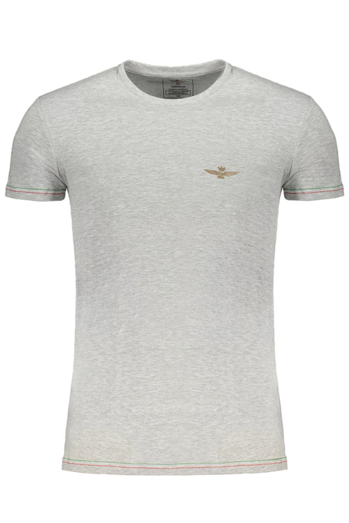 AERONAUTICA MILITARE Eronautica Militare Men's Gray Short Sleeve T-shirt SCOTI003J508