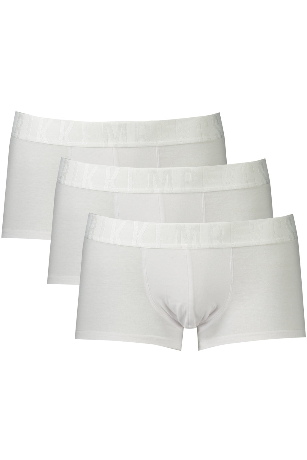 BIKKEMBERGS Men's Boxer White Tri-Pack BKK1UTR14TR
