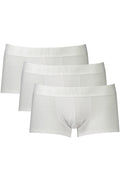BIKKEMBERGS Men's Boxer White Tri-Pack BKK1UTR14TR