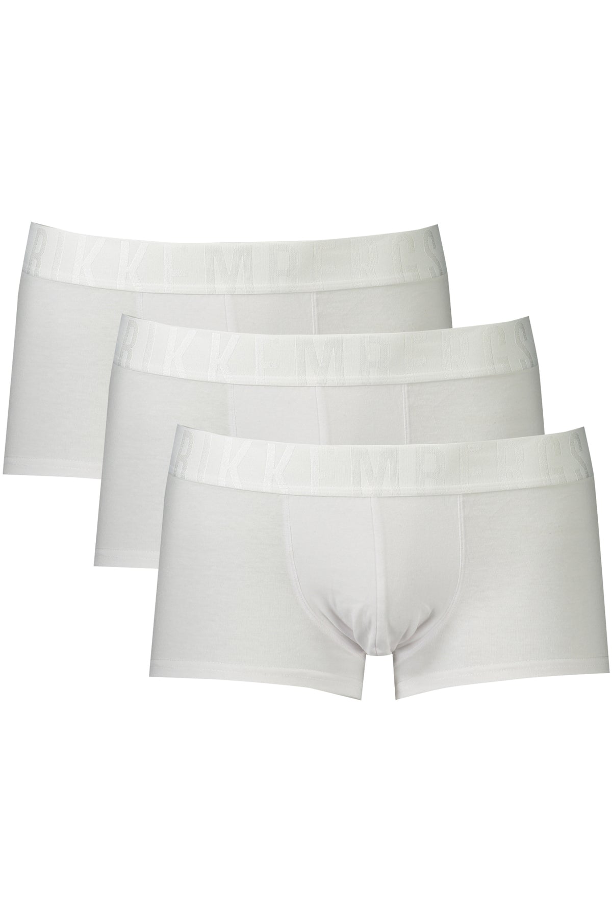 BIKKEMBERGS Men's Boxer White Tri-Pack BKK1UTR14TR