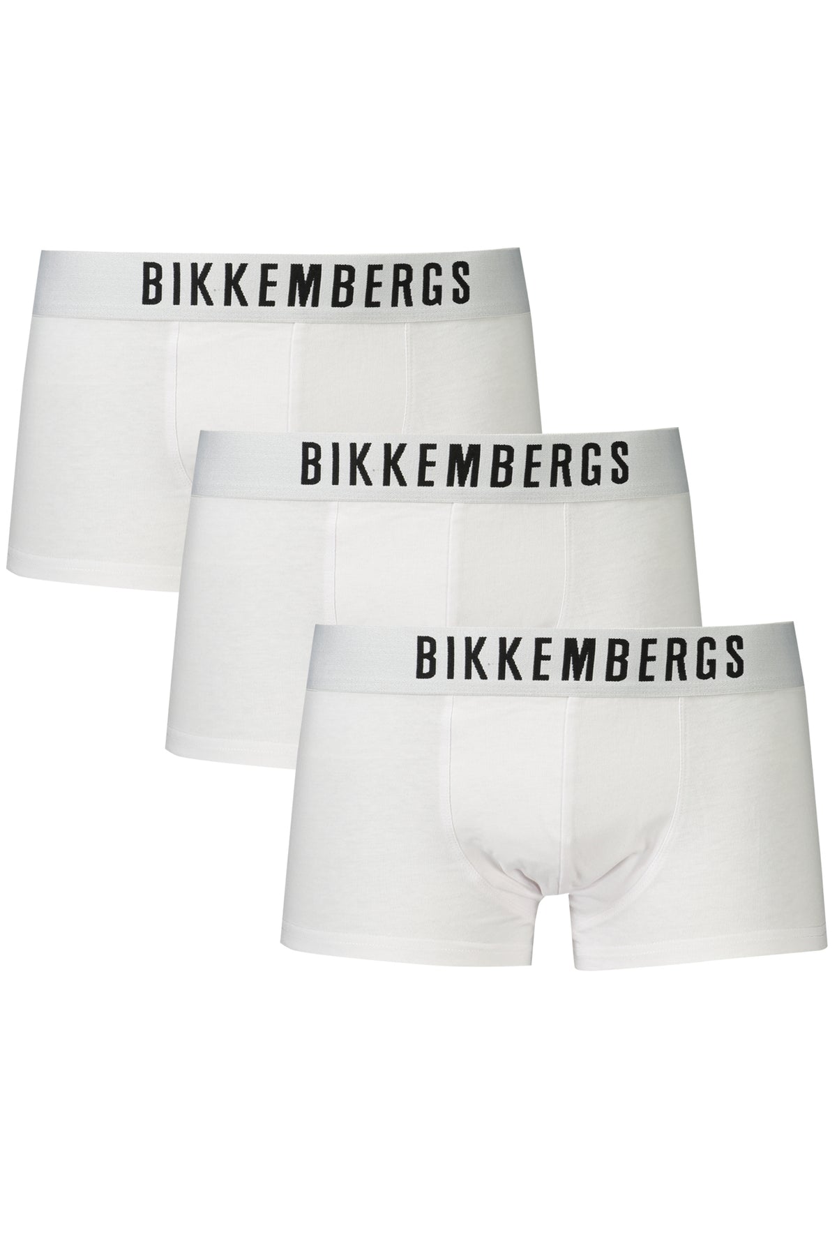 BIKKEMBERGS Men's Boxer White Tri-Pack BKK1UTR10TR