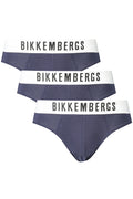 BIKKEMBERGS Men's Blue Slip Tri-Pack BKK1USP10TR