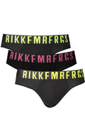 BIKKEMBERGS Men's Black Slip Tri-Pack BKK1USP16TR