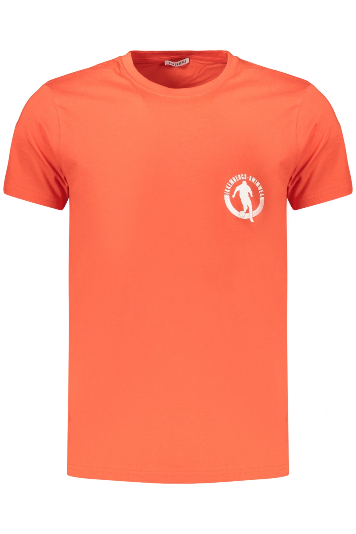 BIKKEMBERGS Men's Short-sleeve T-shirt Orange BKK3MTS02