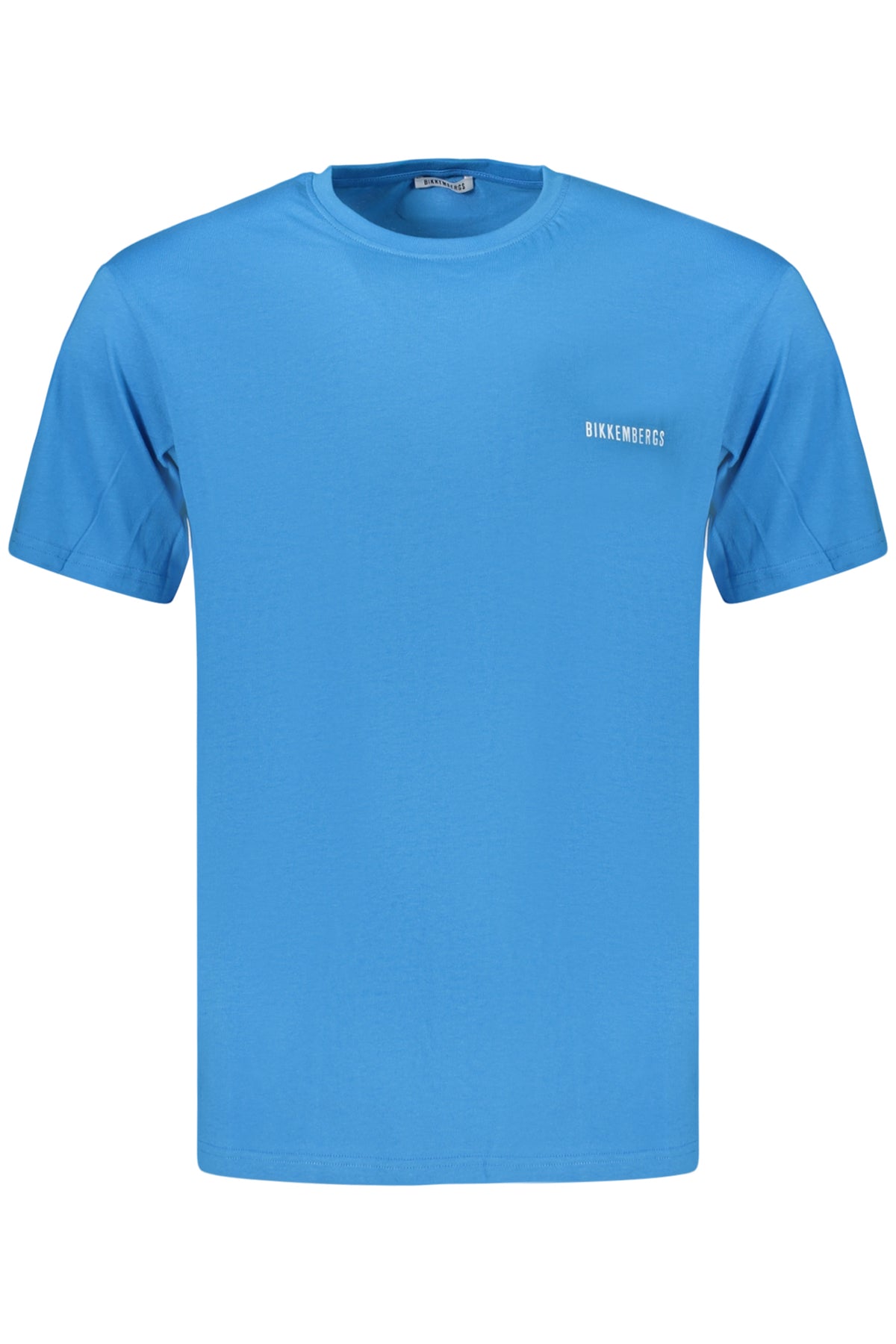 BIKKEMBERGS Men's Short-sleeved T-shirt Blue BKK2MTS01